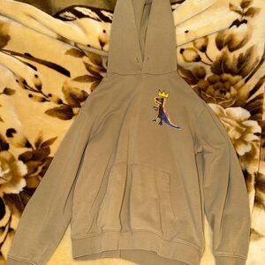 Boutique 9 Tan Hoodie with Colorful Crown Design